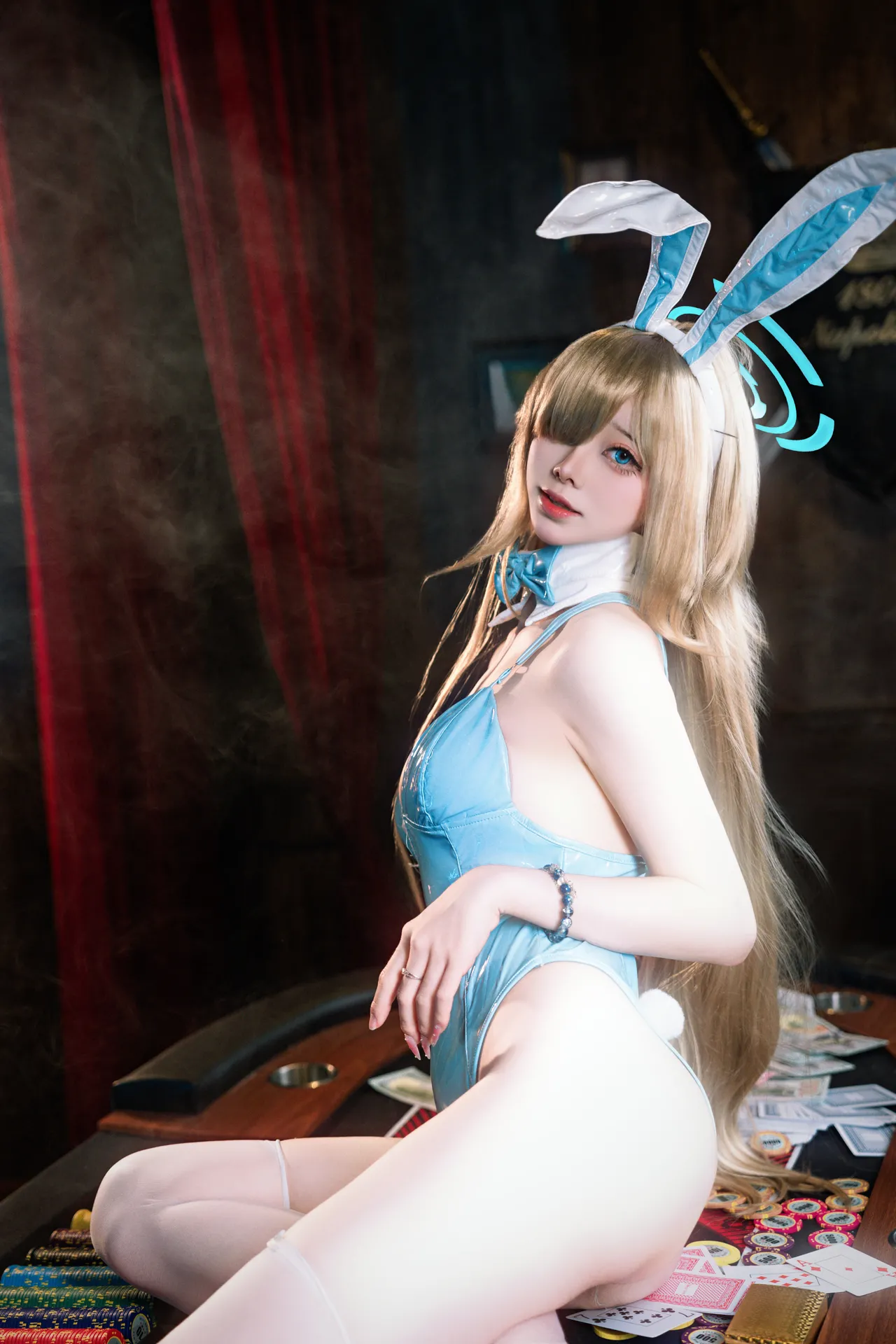 前野太太 - 蔚蓝档案 一之濑明日奈 兔女郎-erohere4.webp